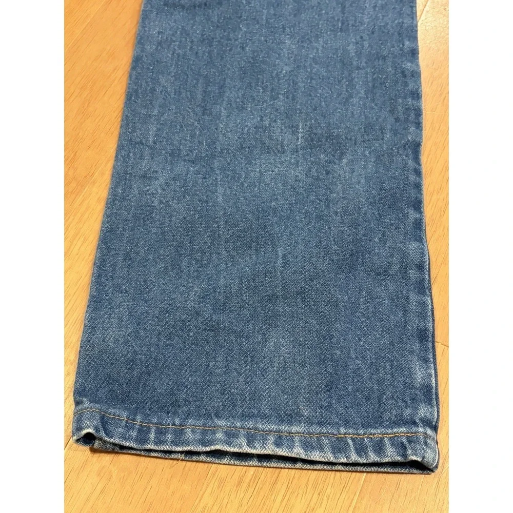 Wrangler Cowboy Cut Jeans Mens 34x34 Medium Wash 936PWD A305 Straight Boot Cut